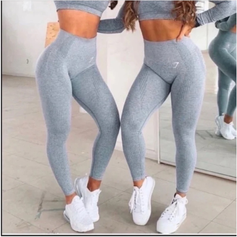 Gymshark Vital Seamless blue leggings XS